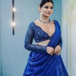 Bhakti Kubavat Instagram - #kalki 💙 Inframe : @bhaktikubavat Outfit : @kalkifashion Deaigned by: @therealrohitsinghrajput Make up : @jasmine_beauty_care @richa_dave Captured by : @hd.creation.pictures @cinematicbyharsh @_its_bunny.___ #KALKI #bhakti #bhaktikubavat #hdcreationphotography Ahmedabad, India