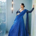 Bhakti Kubavat Instagram - #kalki 💙 Inframe : @bhaktikubavat Outfit : @kalkifashion Deaigned by: @therealrohitsinghrajput Make up : @jasmine_beauty_care @richa_dave Captured by : @hd.creation.pictures @cinematicbyharsh @_its_bunny.___ #KALKI #bhakti #bhaktikubavat #hdcreationphotography Ahmedabad, India