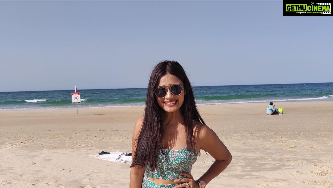 Bhakti Kubavat Instagram - The Blue Dessert 🌊 #bhaktikubavat #beachlife #beachbabe