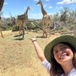 Bhakti Kubavat Instagram - Met 🦒Melman & Zubi🐘 South Africa