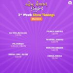 Bhamini Oza Instagram – #AumMangalamSinglem enters it’s 3rd week!
Checkout the show timings in your city…
@aksharcommunications @aartivyaspatel @saandeeppatel @iamaarohii @malhar028 @tatsatmunshi @sachinjigar @nirenbhatt @jariwalladarshan @mitai_shukla @olivechashma