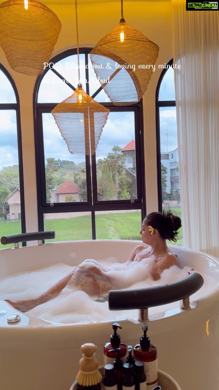 Bhanushree Mehra Instagram - @jaensspatriloka in Ubud, Bali is an absolute gem ! This spa is not only incredibly pretty but also really good at what they do. I had experienced their signature Balinese massage with flower bath which was fantastic! If you’re in Ubud, don’t miss out on this place, highly recommend it ! . . . . . #ubudbali #ubud #jaensspaubud #spaday