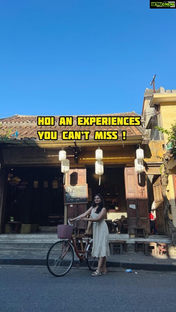 Bhanushree Mehra Instagram - Discover the Best of Hoi An, Vietnam ! 🌸 Try the lotus drink at Mot - super refreshing! 🥪 Taste the famous Banh Mi at Phuong Banh Mi - a delicious treat. 👔 Get a tailored suit or dress in under 24 hours. 🏺 Shop for ceramics/ jute bags at the night market. 🦶 Relax with a foot massage. 🏖 Enjoy Tan Than Beach, a lovely alternative to the crowded An Bang beach. 🏮 Try lantern making for a taste of local culture. Classes are available everywhere. . . . . . . #hoian #discoverhoian #ancienttown #vietnam #lanterncity