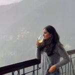 Bhanushree Mehra Instagram – Rain, wine and mountains – the perfect trio to inspire your next journey ! 😊 Dalhousie Hill Station