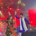 Bhavin Bhanushali Instagram - Day-8 with Kutch ni Koyal @geetabenrabariofficial ❤️ @chogada_re_navratri with @murjipofficial Styled by:- @idivyeshtalaviya Assisted by:- @vaidehi1312 @styledbydivyesh Outfit by:- @house_of_jama #navratri #garba #geetabenrabari