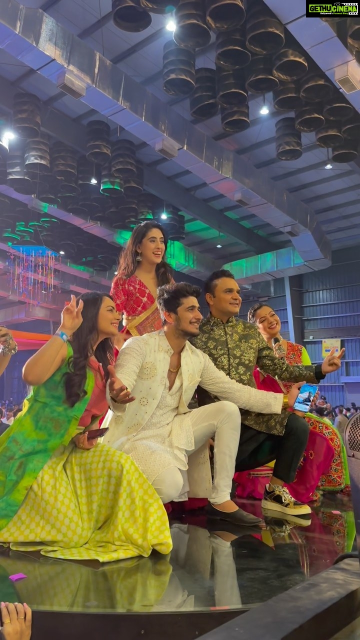Bhavin Bhanushali Instagram - This one’s for my Brother @adityagadhviofficial @cokestudiobharat #khalasi #navratri #garba Styled by:- @idivyeshtalaviya Assisted by:- @vaidehi1312 @styledbydivyesh Outfit by:- @adani_emporium_satellite