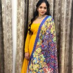 Bhavya Gowda Instagram – 💛
Outfit: @anthariya_ 
Jewels: @thespatika 
Hairstyle by: @anu_hairstylist_makeup_artist