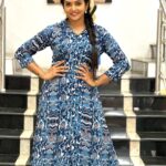 Bhavya Gowda Instagram - 💙 Outfit: @srscollectionss #kannada #kannadasongs #kannadathi #shooting #geetha #kannadaserial #geethaserialbhavyagowda670 #bhavyagowda #style #outfits Bangalore, India