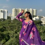 Bhavya Gowda Instagram - 💜 Outfit: @srscollectionss #kannada #kannadaactress #bhavyagowda670 #geethaserial #geethaserialbhavyagowda670 #colors #colorskannada #actor #actresses #telgu #telguactress #starmaa #kks #kalisiuntekaladusukhamserial #instagram #instagood #instadaily #insta #instafashion Bangalore, India