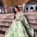 Bhavya Gowda Instagram - ✨ Outfit: @anthariya_ Jewels: @thespatika #bhavyagowda #bhavyagowda670 #geetha #geethaserial #kannada #kannadaactress #kannadasongs #kannadafilm #feature #post