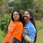 Bhavya Gowda Instagram - Happy birthday to you Divuuuu❤️ My second MOTHER🌎 You are my first best friend👭 you listen to me when no one else does, you make me feel good about yourself, and I will always be there for you no matter what happens🥰 As children, we fought and argued over everything, but as adults, you are the best sister, You are the one person I have always been able to count on and I love you more🫶🏻 The best advice i have got from my mother ever is. Be nice to your sister. Your friends will come and go, but you will always have your sister🥺 You have always been my greatest role model, my inspiration, my heroine and my cheerleader ❤️ Thanks for being my gossip partner 😂 Thank you for teaching me the lessons I needed to know, speaking the truths I needed to hear🙂 Thank you for all the cute clothes I stole from you over the years! 😂 Sadyakeeeee sakuuu ansutheee😝🙆🏻‍♀️ I love you sooooooo Muchhhhhh❤️ Bangalore, India