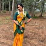 Bhavya Gowda Instagram - Being SHARADAMMA🫶🏻 Jewels: @thespatika