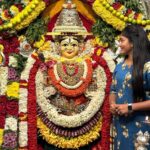 Bhavya Gowda Instagram - Blessed beyond measures🥺❤️ #amma🌎 Sri Bandi Makalamma Temple