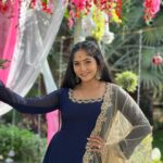 Bhavya Gowda Instagram - 💙 Outfit: @rentyourlook_by_chandangowda Bangalore, India