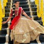Bhavya Gowda Instagram – ❤️
Outfit: @rentyourlook_by_chandangowda 
Jewels: @thespatika Bangalore, India