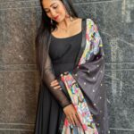 Bhavya Gowda Instagram – 🖤
Outfit: @anthariya_ 
Jewel: @thespatika Bangalore, India