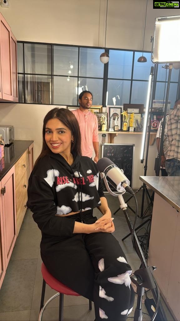 Bhumi Pednekar Instagram - My special episode of #NoSugarCoat with @bhumipednekar is LIVE! 😁✨ Thank you for being so honest and vulnerable @bhumipednekar ♥️ I’m so excited for you guys to check it out! For the first time ever ~ the video episode of my podcast is out on YouTube 🥳♥️ For the audio episode ~ it’s available on Apple, Spotify or wherever you get your podcasts! 😊 Link in bio! #podcast #NoSugarCoat #bhumipednekar #explore #trending #ThankYouForComing