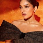 Bhumi Pednekar Instagram - Tonight for @jioworldplaza ✨ . . . Outfit - @sadekmajed Jewellery - @sajjante Styled by - @manishamelwani Style team - @sim.ran_awayy @gypsy.girl.world Hair - @the.mad.hair.scientist Makeup - @niccky_rajaani Photographer - @tejasnerurkarr Managed by - @thebombaygirl_