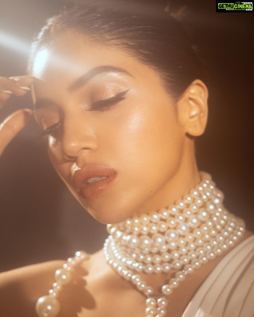 Bhumi Pednekar Instagram - Neeche Ishq Hai, Oopar Rab Hai, Inn Dono Ke Beech Main Sab Hai. . . . Wearing head to toe @nikhilthampi @tiesta.shoes x NikhilThampi Hair @the.mad.hair.scientist Makeup @niccky_rajaani Clicked by @dinesh_ahuja