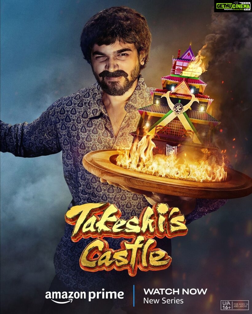 Bhuvan Bam Instagram - here to take over the castle, in titu mama’s signature style! 🏰 Takeshi’s Castle ft. #BhuvanOnPrime, watch now