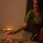 Chandini Tamilarasan Instagram - Diwali is a reminder to shine bright and share your light with the world. Happy Festival of Lights 🪔💥🪔💥🪔💥 📸- @drash04 #chandinitamilarasan #diwali2023 #happiness #festivaloflights Chennai, India