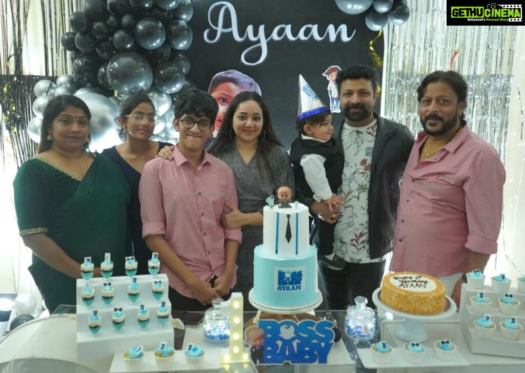Chandra Lakshman Instagram - Snippets from the celebration #ayaan #ayaansbirthday