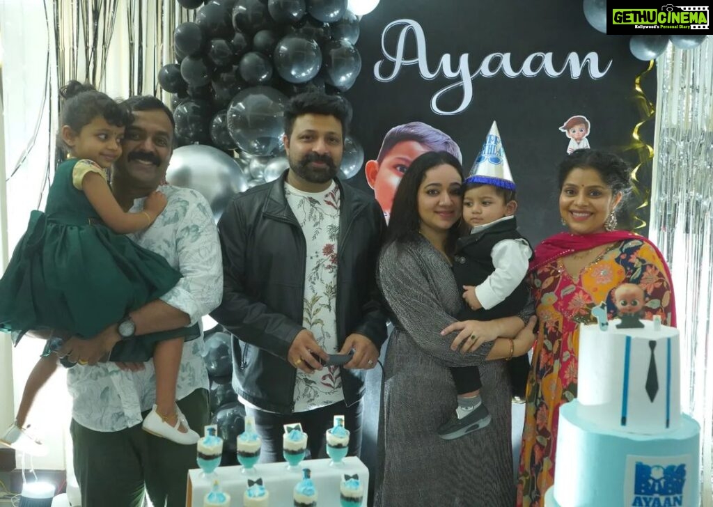 Chandra Lakshman Instagram - Snippets from the celebration #ayaan #ayaansbirthday