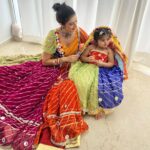 Charu Asopa Instagram - Happy Durga ashtami to everyone 🙏❤️🧿