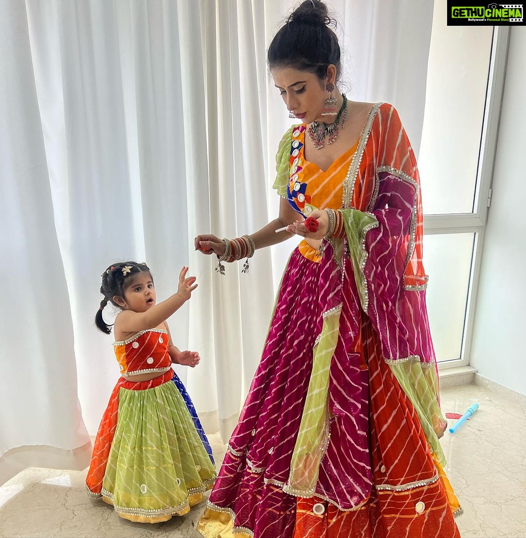 Charu Asopa Instagram - Happy Durga ashtami to everyone 🙏❤️🧿