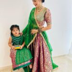 Charu Asopa Instagram - Shubho mahalaya everybody 🙏. Outfits designed by @studioj23
