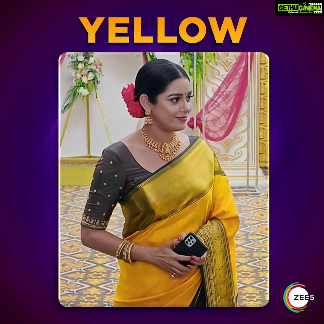 Chaya Singh Instagram - ನವರಾತ್ರಿ ಬಣ್ಣಗಳಲ್ಲಿ ನವತಾರೆಯ ದೇವಿ ಛಾಯಾ ಸಿಂಗ್. #NavaratriNavataare #Chaya #ChayaSingh #AmruthaDhare #AmruthaDhareOnZEE5 #Devi #Devioftheday #Artist #ZEE5 #ZEE5Kannada