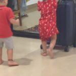 Chinmayi Instagram – Babies grown up so much to push a carry on near the door 😭😭😭🥲