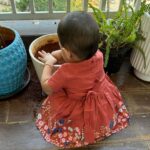 Chinmayi Instagram – Baby clearly likes gardening
