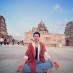 Chitra Shukla Instagram - Receiving energy from Temple✨ #jaishriram 🙏🏻 #omnamhshivay #jaishrimannarayan #kodandaramaswamytemple Sri Kodanda Ramaswamy Temple