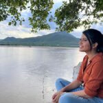 Chitra Shukla Instagram - Respect your time. It is always trying to give you the Best. Use it well 🌅✨ #happylikechild #chitrashukla #instagram #instagood #instadaily #instamood #instapost #swipeleft Penna river Siddavatam