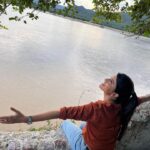 Chitra Shukla Instagram - Respect your time. It is always trying to give you the Best. Use it well 🌅✨ #happylikechild #chitrashukla #instagram #instagood #instadaily #instamood #instapost #swipeleft Penna river Siddavatam