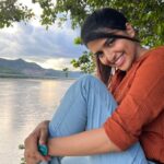 Chitra Shukla Instagram - Respect your time. It is always trying to give you the Best. Use it well 🌅✨ #happylikechild #chitrashukla #instagram #instagood #instadaily #instamood #instapost #swipeleft Penna river Siddavatam