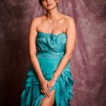 Daisy Shah Instagram - Channelling my inner Elsa ❄️ . . . Outfit: @_bayaofficial_ x @viralmantra Mua: @bugsbunny_17 Hair: @fariha_s_beauty_parlour 📸: @mirajverma_photography . . . #elsafromfrozen #playingdressup @greenlight__media