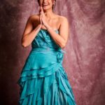 Daisy Shah Instagram - Channelling my inner Elsa ❄️ . . . Outfit: @_bayaofficial_ x @viralmantra Mua: @bugsbunny_17 Hair: @fariha_s_beauty_parlour 📸: @mirajverma_photography . . . #elsafromfrozen #playingdressup @greenlight__media