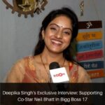Deepika Singh Instagram - In an exclusive interview with Telly Talk, @deepikasingh150 comes in support of her co-star @bhatt_neil. She reveals Neil is a gentleman & there is nothing artificial about him. She also talks about other contestants & what she likes in them. Watch the video to know more! #tellytalk #deepikasingh #exclusive #neilbhatt #biggboss #entertainment