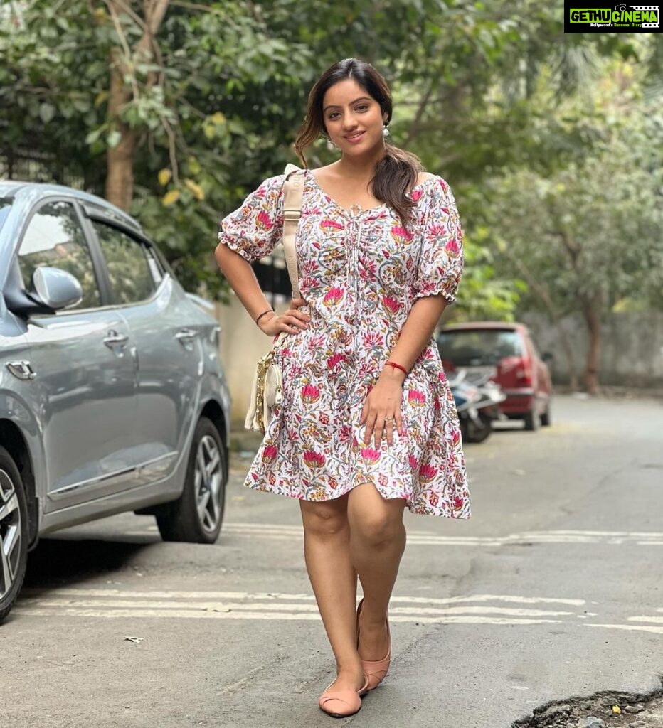 Deepika Singh Instagram - You will face many defeats in life, but never let yourself be defeated. -Maya Angelou . . #wearing @byutify.in #thoughtoftheday #cottondress #deepikasingh