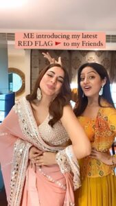 Deepika Singh Instagram - 😂🤣 #beentheredonethat✔️ @deepikasingh150 Looking Like A Wow in @reynutaandon ❤️