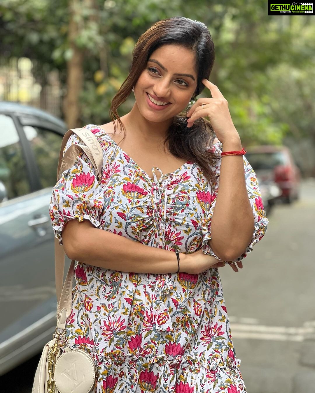 Deepika Singh Instagram - You will face many defeats in life, but never let yourself be defeated. -Maya Angelou . . #wearing @byutify.in #thoughtoftheday #cottondress #deepikasingh