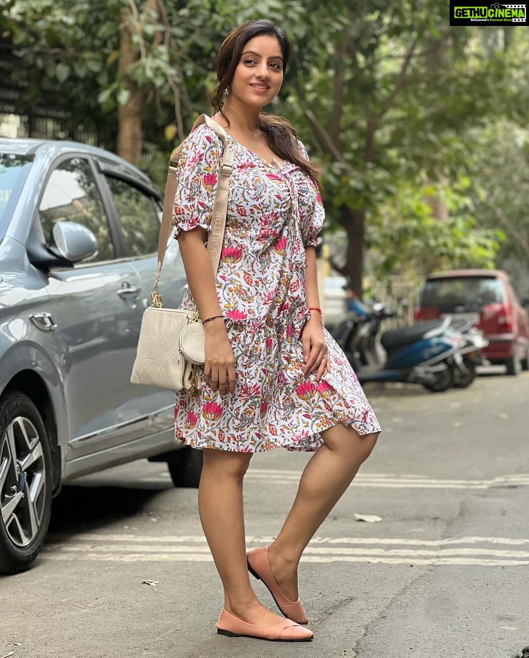 Deepika Singh Instagram - You will face many defeats in life, but never let yourself be defeated. -Maya Angelou . . #wearing @byutify.in #thoughtoftheday #cottondress #deepikasingh