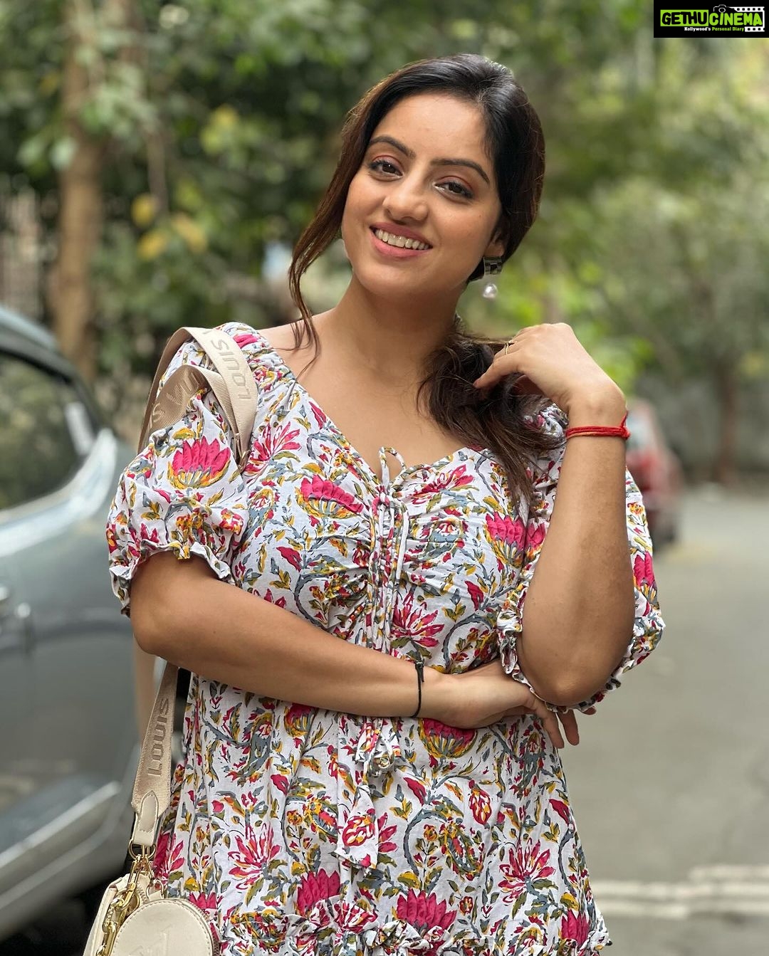 Deepika Singh Instagram - You will face many defeats in life, but never let yourself be defeated. -Maya Angelou . . #wearing @byutify.in #thoughtoftheday #cottondress #deepikasingh