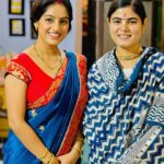 Deepika Singh Instagram - कार्तिक माह की इतनी खुबसूरत शुरुआत की स्वयं विष्णु जी , दीदी चित्रलेखा जी के रूप में हमारे घर पधारे । सच में , कृपा है श्री जी की । जय श्री राधे ❤️🙏🏻। Today surprise visit at our sweet home by Devi Chitralekha ji on the auspicious first day of Kartik month 🙏🏻 Wishing you all a very happy Kartik month 🙏🏻.
