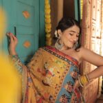 Denisha Ghumra Instagram – The joy of creation is truly the highest one 💛
.
Captured – @shutterhalf @kaledioscopik 🌸
Jewellery – @thejewelstudiio
Outfit – @dreamsbydenisha 🌸
.
#denishaghumra #dbd #dreamsbydenisha #navratri2023 #offshoulderblouse #chaniyacholicollection