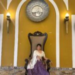 Denisha Ghumra Instagram - Feeling Royal 👑 . Captured by one and only @shastribalraj 👑 #denishaghumra #indianoutfits #lehengainspiration Aarya Raj Club & Resort