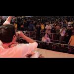 Denisha Ghumra Instagram - વ્હાલ નો દરિયો 🤍 I will always need you at the front row in every show. POV - તારી પાછળ રમી રહેલા હજારો ખેલૈયાઓ એક બાજુ પણ મારી આંખો ને લોભાવનારી તો તું એક જ 🤓❤️❤️ #balrajshastri #balrajshastrilive #navratri2023 #singer #performer #couplegoals #garbalover #ahmedabad Merriment Party Plot