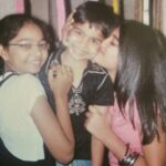 Denisha Ghumra Instagram - Thanks to god that if not real i am still blessed by as real a sister ❤️ . @myrjdhara Happy sisters day mari behnaaa 👯‍♀️ @kataria._.shreyas_033 Shreyu babu i love you😘 . #sistersday #sisterlove #denishaghumra #dharakataria #shreyaskataria